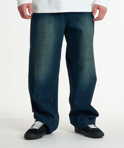 OUTLET】VOLCOM Modown Relaxed Fit Tapered Jeans - Ash Blue