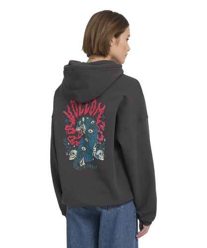 OUTLET】VOLCOM レディース HYDRO 1/4 ZIP プルオーバーフリース