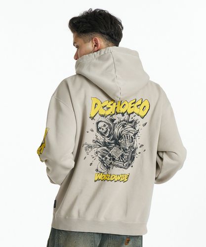 OUTLET】DC Shoes 25 HIDDEN DRAWING PH フーディ パーカー 裏起毛