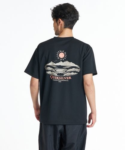 OUTLET】QUIKSILVER メンズ SOLARIS ST 半袖コットンTシャツ ルーズ