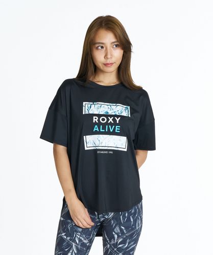 OUTLET】ROXY ALGAE サガラ刺繍ロゴ 半袖Tシャツ 【2026年春夏モデル】