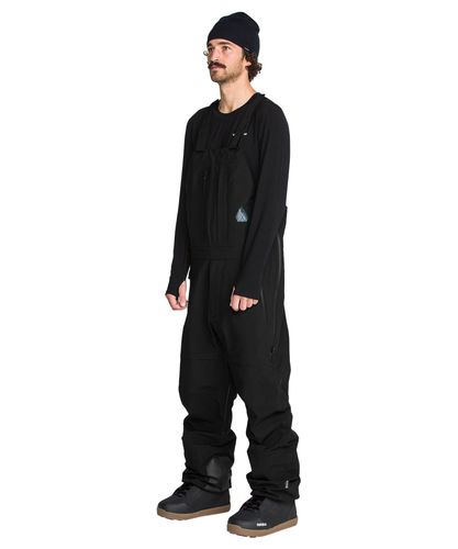 OUTLET】VOLCOM Mens Rain Gore-Tex Bib Overalls - Crimson