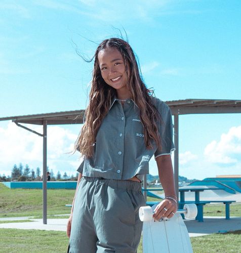OUTLET】Roxy PINK SUNSET ウィメンズ ショートスリーブトップス