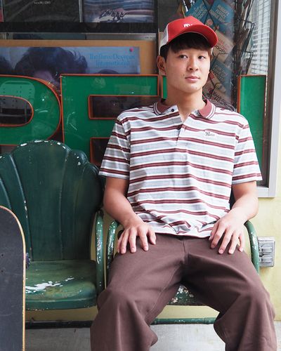 OUTLET】RVCA メンズ VELOR WIDE POLO SHIRTS ポロシャツ 【2024年夏