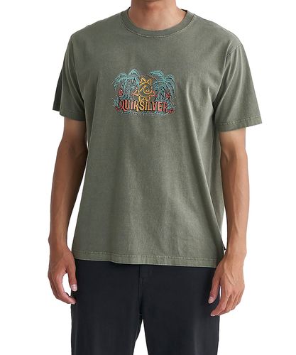 OUTLET】Quiksilver SURF DNA LOGO ST1 Tシャツ メンズ