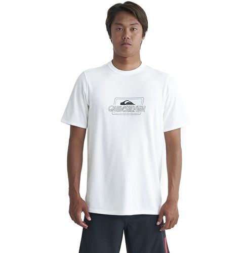 OUTLET】QUIKSILVER メンズ GW INTERCONNECT SS 半袖ラッシュガード