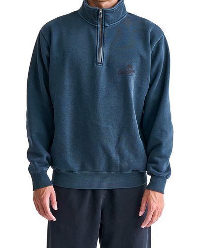 OUTLET】QUIKSILVER メンズ LINE BY HZ FLEECE 長袖スウェット ルーズ