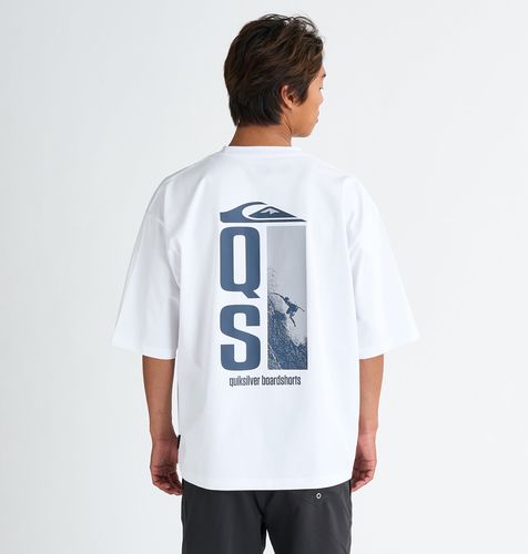 OUTLET】QUIKSILVER メンズ OFF COURSE SS 半袖ラッシュガード サーフT