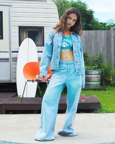 SALE】BILLABONG ウィメンズ 【BEACH LOVER JEANS】BARREL LEGS DENIM