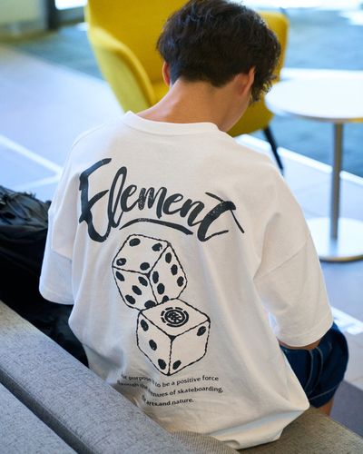 OUTLET】【吸水速乾＆UV-CUT】ELEMENT メンズ FLAME SS Tシャツ 【2025