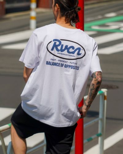 OUTLET】RVCA メンズ 【NICK SIMICH】 BALANCE FINK Tシャツ 【2025年