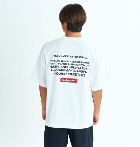 OUTLET】QUIKSILVER メンズ EVO INTERCONNECTED S 半袖コットンTシャツ