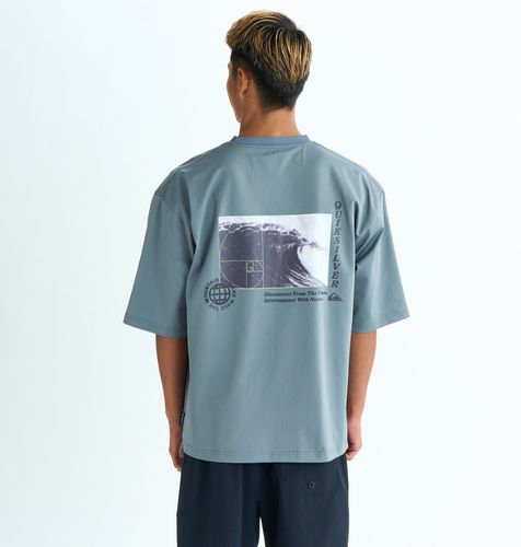 OUTLET】QUIKSILVER メンズ GW INTERCONNECT SS 半袖ラッシュガード
