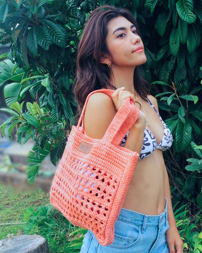 直営店限定】BILLABONG ウィメンズ CROCHET BAG トートバッグ 【2026年