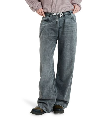 OUTLET】Roxy SURF ON CLOUD HIGH STRETCH ワイドレッグデニムパンツ