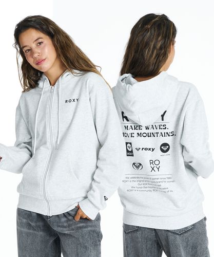 ロキシー 裏起毛 パーカー OUTLET】Roxy WAVING HEART フーディ パーカー 裏起毛