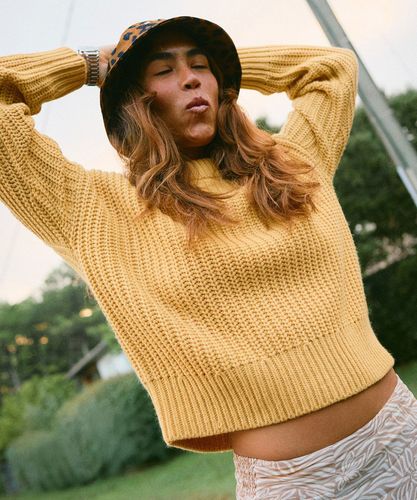 OUTLET】Roxy SUNDAZE SWEATER WASHED コットン100% カーディガン 丈短め