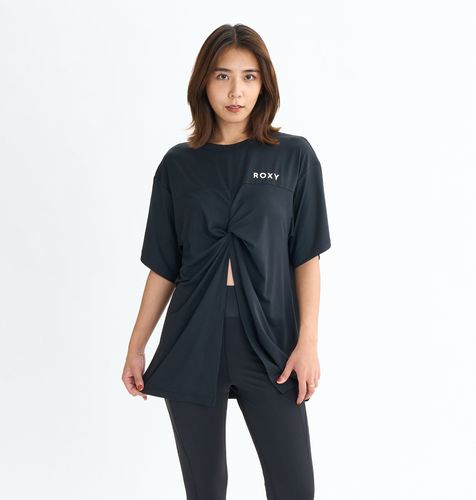 ROXY FITNESS BLOOM BRIGHT S/S TEE Tシャツ /水陸両用/Quik Dry