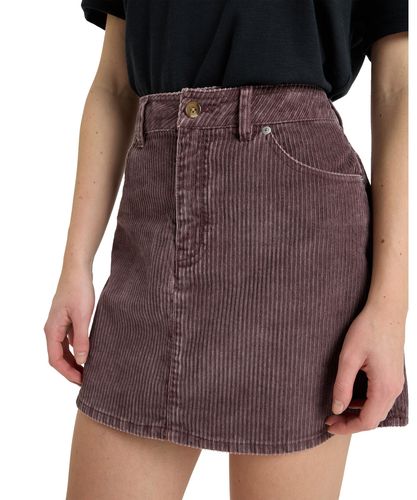 OUTLET】Roxy ROLL WITH IT CORD ミニ丈コーデュロイスカート
