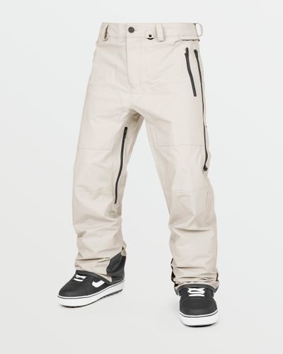 OUTLET】VOLCOM Mens L Gore-Tex Pants - Stone