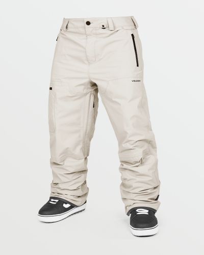 OUTLET】VOLCOM Mens Guide Gore-Tex Pants - Stone