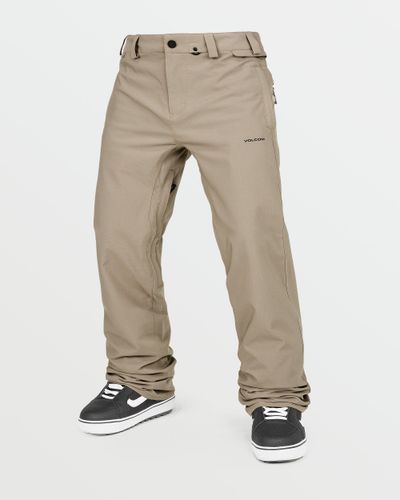 OUTLET】VOLCOM Mens New Articulated Pants - Chestnut Brown