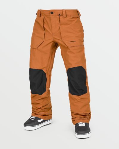 OUTLET FAMILY SALE】VOLCOM Mens Guch Stretch Gore Pants - Chestnut Bro