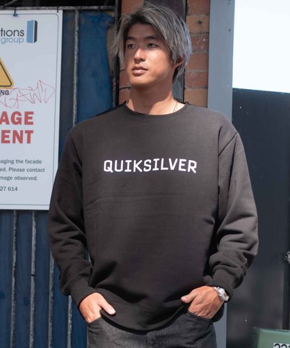 OUTLET】QUIKSILVER メンズ ON TARGET CREW SWEAT 長袖スウェット