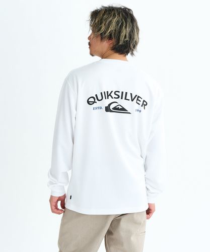 OUTLET FAMILY SALE】Quiksilver メンズ TC VERTICAL LOGO LT 長袖Tシャツ