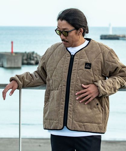 Quiksilver メンズ SCALY FZ 中綿キルティングジャケット インナー