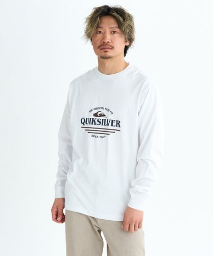 OUTLET】QUIKSILVER メンズ BUBBLE HALF ZIP 長袖サーフTシャツ