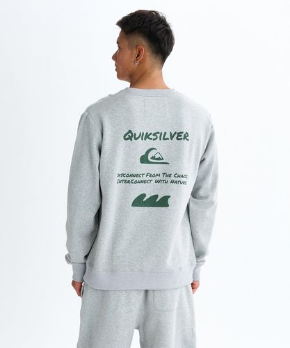 OUTLET】QUIKSILVER メンズ BUBBLE HALF ZIP 長袖サーフTシャツ