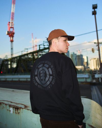 OUTLET】ELEMENT メンズ LOGO LS ロンT 【2025年秋冬モデル】