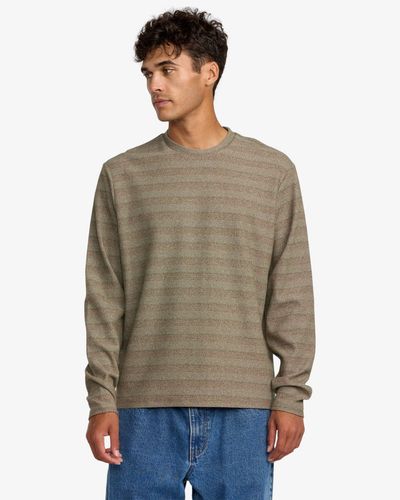 【新品未使用】RVCA 長袖タッパー XLサイズ オリーブ OUTLET】RVCA メンズ RESSESION LT ロンT 【2025年春夏モデル】