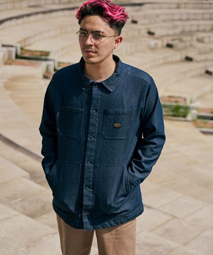 OUTLET】RVCA メンズ DAYSHIFT HICKORY OVERSHIRT 長袖シャツ 【2025年