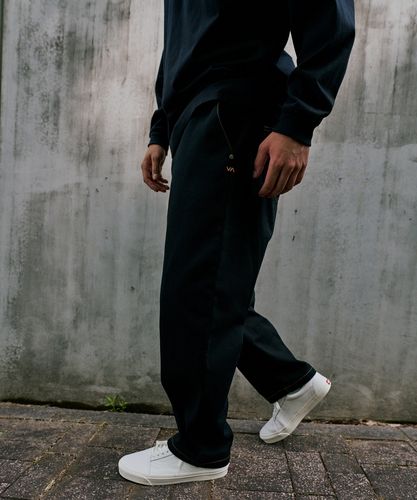 RVCA WIND AND SEAボトムス BLK 【2024年秋冬モデル】 OUTLET】RVCA メンズ WIND AND SEAXSWEAT P セットアップボトムス WHT