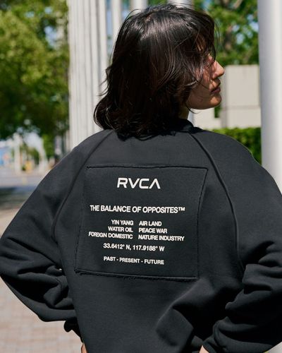 OUTLET】RVCA レディース PUCK IT PULLOVER トレーナー 【2025年秋冬