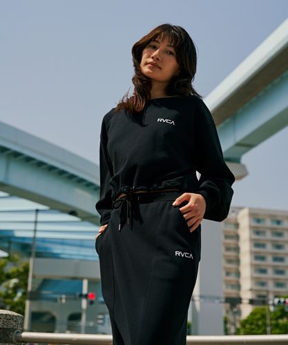 OUTLET】RVCA レディース PUCK IT PULLOVER トレーナー 【2025年秋冬