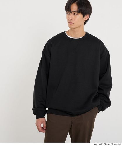 レイヤード風ソフトジャージートレーナー メンズ メール便不可 – coca