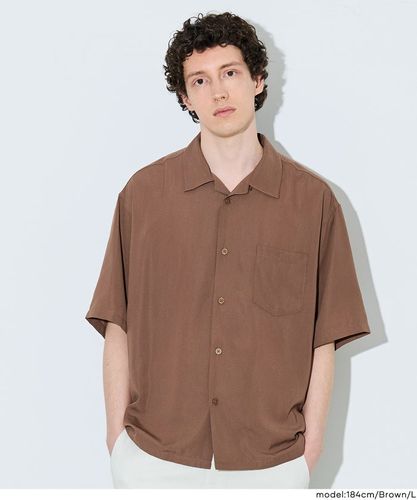 セール☆2490円→1490円 ライトワッシャーナイロン半袖シャツ メンズ