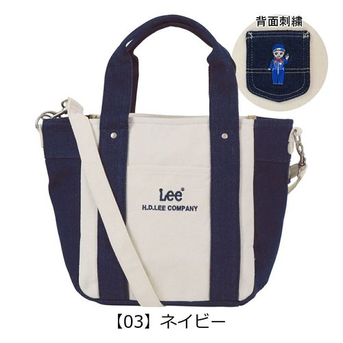 Lee ミニトート バッグ 2WAY キャンバス デニム バディー Buddy