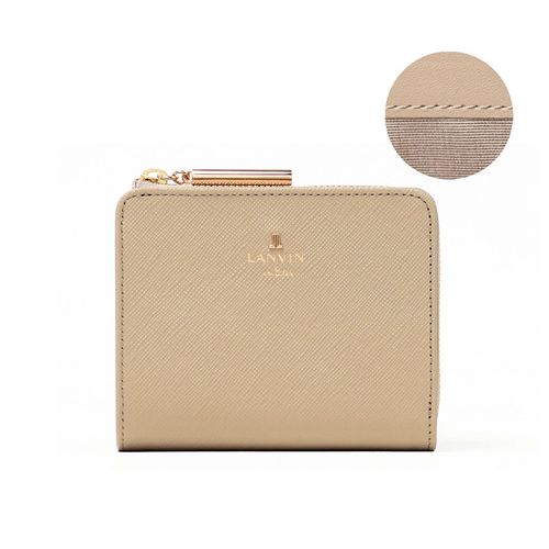 ランバンオンブルー 二つ折り財布 本革 レディース リュクサンブール