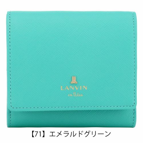 ランバンオンブルー 二つ折り財布 レディース 本革 ベルシー 482663