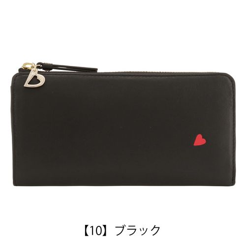 【美品】LANVIN en Bleu ランバンオンブルー  長財布 ブラック
