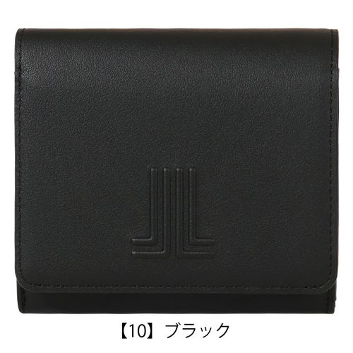 シビラ　黒財布　新品未使用品 シビラ 長財布 フラップ ロゴ型押し かぶせ バイカラー エンボス加工