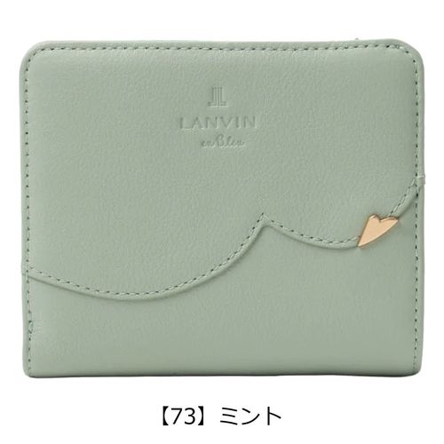 アナスイ 二つ折り財布 がま口 ローズハート レディース 本革 314212