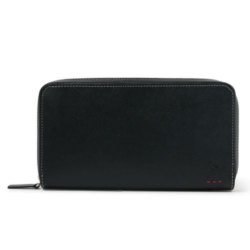 DAKS ダックス レザー ラウンドファスナー 長財布ウォレット ダックス 長財布 luxe DP38022 DAKS 本革 メンズ | 長財布 | サックス