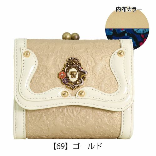 アナスイ 二つ折り財布 がま口 レディース 本革 ルシィ 317621 ANNA
