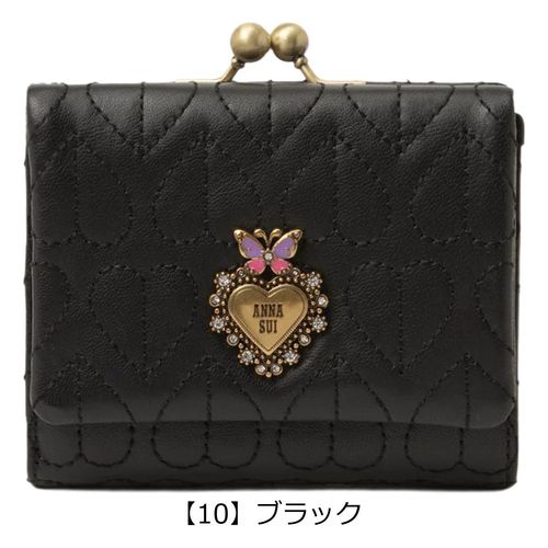 ピンキー＆ダイアン 二つ折り財布 がま口 イタリアンクロコ PDLWGBS1