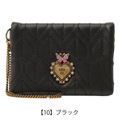 アナスイ 名刺入れ 本革 ウィング レディース 318450 ANNA SUI カード